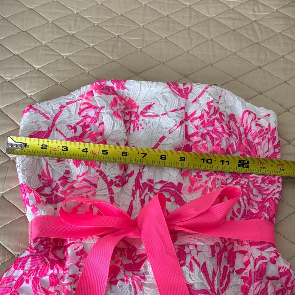 Lilly Pultizer Sienna Strapless Dress 00 - Picture 5 of 5